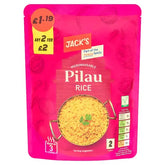 Jack's Microwaveable Pilau Rice 250g (Case of 6)  Adomoo